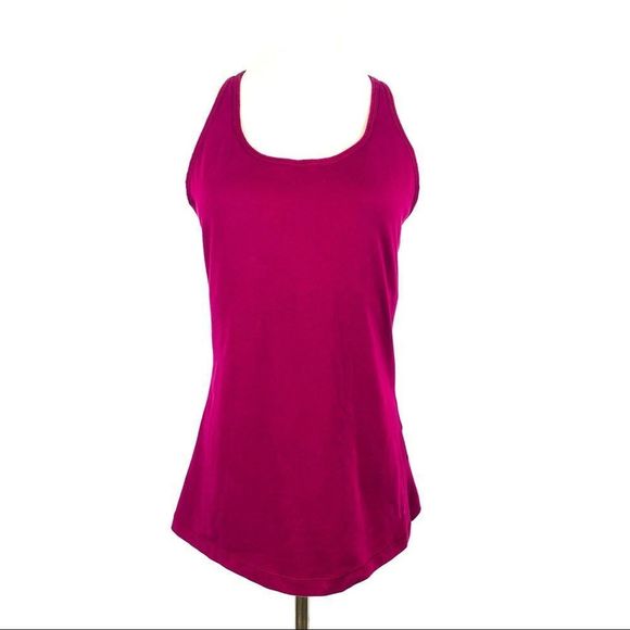 NIKE DriFit Pink Magenta Racerback Sports Bra Top - Picture 1 of 9
